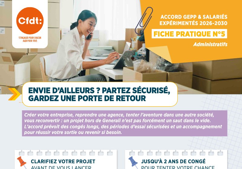 Aperçu de la fiche pratique n°5 : Envie d'ailleurs ? Partez sécurisé, gardez une porte de retour